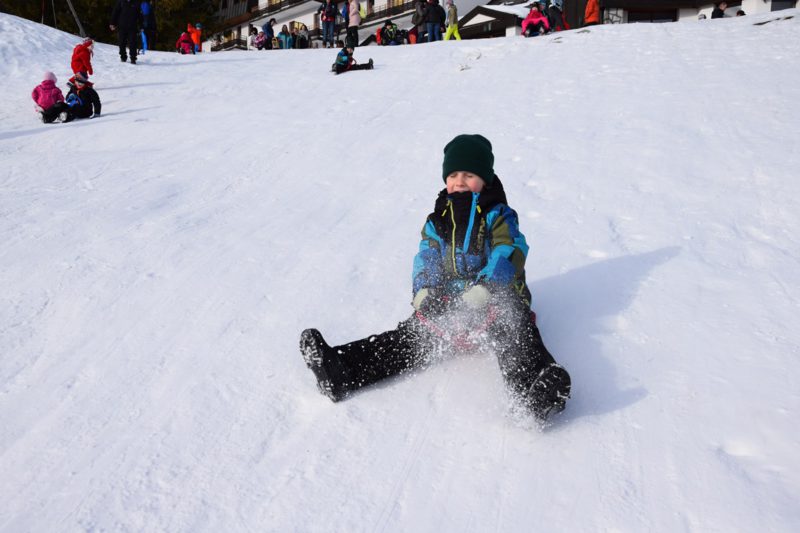 9 Down Hill Sledding High Tatras