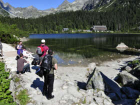 Popradkse pleso walking