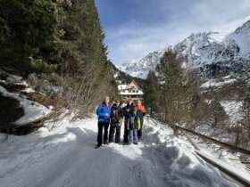 3 2 winter walk popradske pleso high tatras