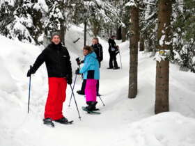 Winter hiking high tatras family 2