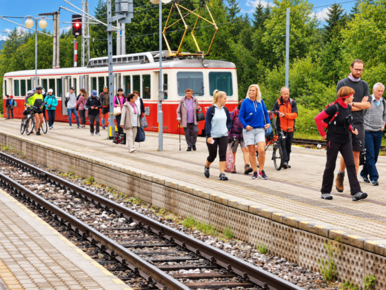 07 trains slovakia hiking holiday