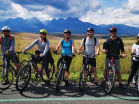 Cycling high tatras